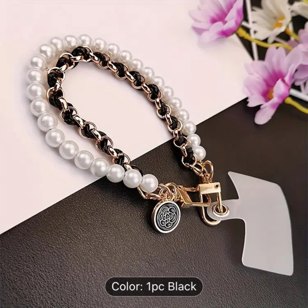 Fashionable Pearl Pendant, Anti Loss Phone Chain, For All Models Of Phones